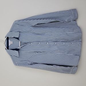Christopher & Banks Blue & White Striped Shirt  M